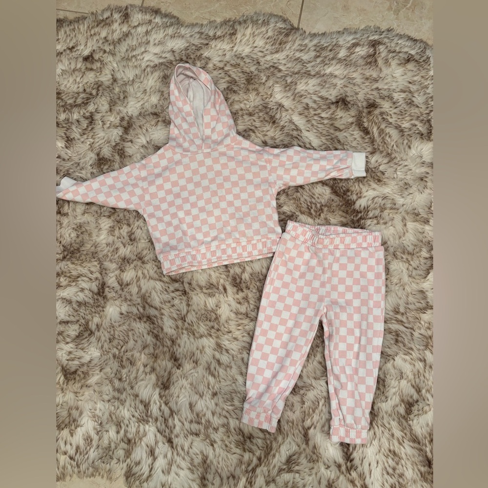 2T Girls Grayson Mini Sweat shirt sweat pant set